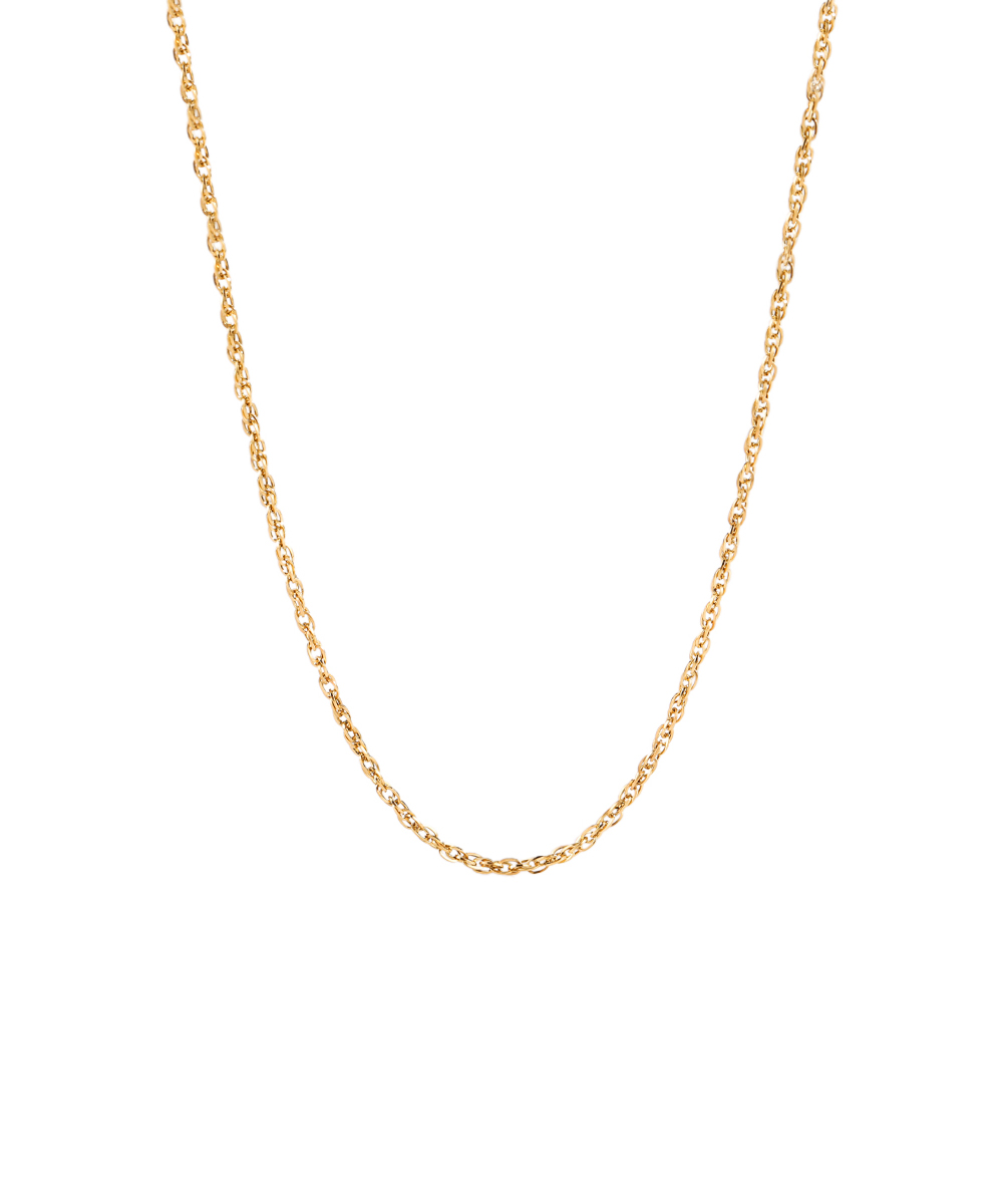 Κολιέ αλυσίδα από ανοξείδωτο ατσάλι σε χρυσή απόχρωση